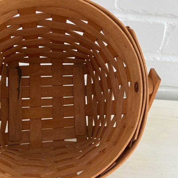 Handmade Longaberger Basket 1994 With Handle - Picture 4 of 8